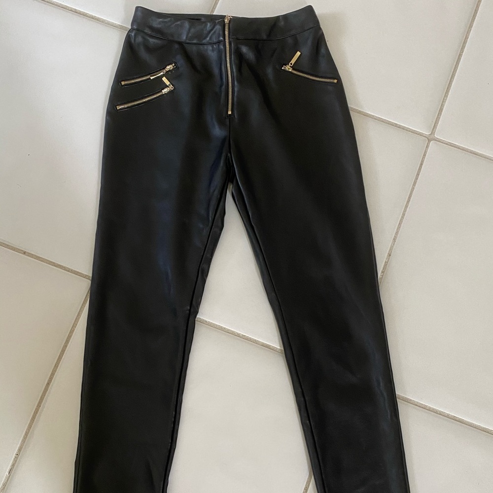Leather Pants Charms Fashion